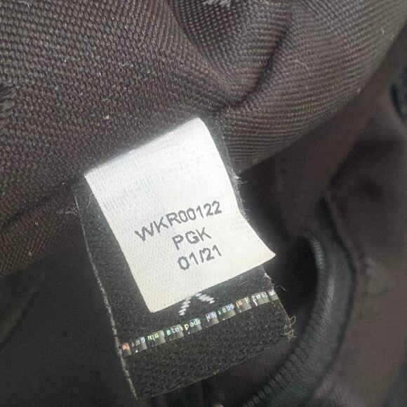 Kate Spade Carley Nylon Flap Backpack Black Drawstring Preppy Casual Athleisure - Picture 13 of 16